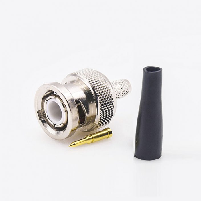 用于RG58/RG142的BNC连接器公头直式接线压接 用于RG58/RG142的BNC连接器公头直式接线压接