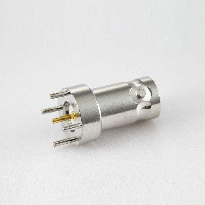 BNC连接器50Ω母头直式式PCB安装插孔 BNC连接器50Ω母头直式式PCB安装插孔